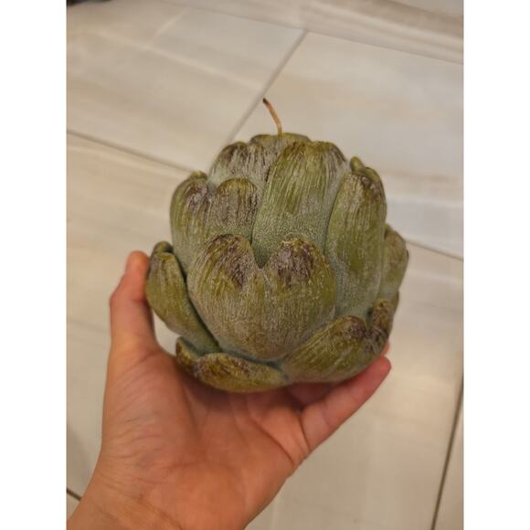 Vintage Artichoke Candle 4” X 4” - Picture 10 of 16